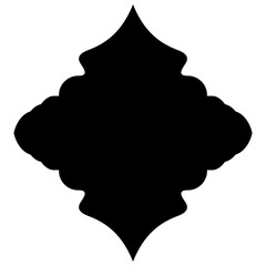 Islamic Label Emblem Shape Glyph Pictogram symbol visual illustration