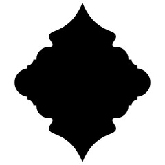 Islamic Label Emblem Shape Glyph Pictogram symbol visual illustration
