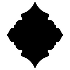 Islamic Label Emblem Shape Glyph Pictogram symbol visual illustration