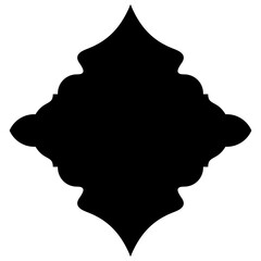 Islamic Label Emblem Shape Glyph Pictogram symbol visual illustration