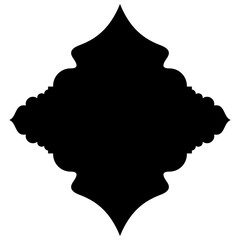 Islamic Label Emblem Shape Glyph Pictogram symbol visual illustration