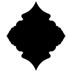 Islamic Label Emblem Shape Glyph Pictogram symbol visual illustration