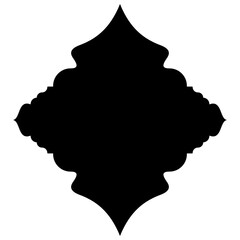 Islamic Label Emblem Shape Glyph Pictogram symbol visual illustration