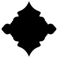 Islamic Label Emblem Shape Glyph Pictogram symbol visual illustration