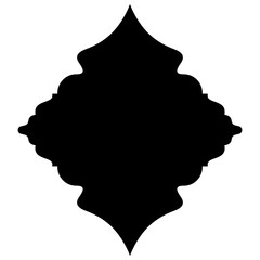 Islamic Label Emblem Shape Glyph Pictogram symbol visual illustration