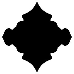 Islamic Label Emblem Shape Glyph Pictogram symbol visual illustration