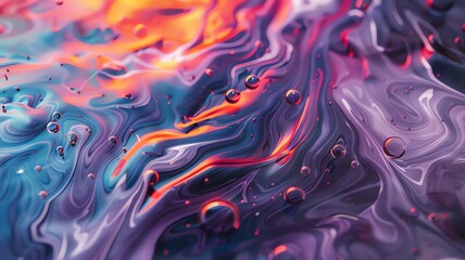 Fototapeta na wymiar Abstract Liquid background. abstract colorful background of liquid ink 