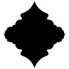 Islamic Label Emblem Shape Glyph Pictogram symbol visual illustration