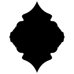 Islamic Label Emblem Shape Glyph Pictogram symbol visual illustration