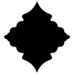 Islamic Label Emblem Shape Glyph Pictogram symbol visual illustration