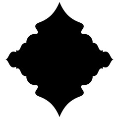 Islamic Label Emblem Shape Glyph Pictogram symbol visual illustration