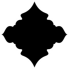 Islamic Label Emblem Shape Glyph Pictogram symbol visual illustration