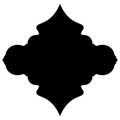 Islamic Label Emblem Shape Glyph Pictogram symbol visual illustration