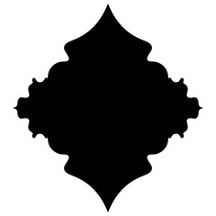 Islamic Label Emblem Shape Glyph Pictogram symbol visual illustration