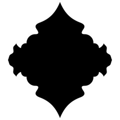 Islamic Label Emblem Shape Glyph Pictogram symbol visual illustration