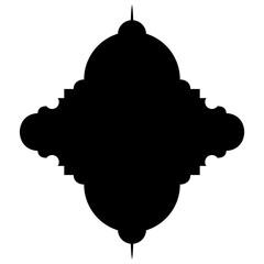 Islamic Label Emblem Shape Glyph Pictogram symbol visual illustration