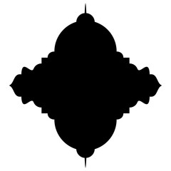 Islamic Label Emblem Shape Glyph Pictogram symbol visual illustration