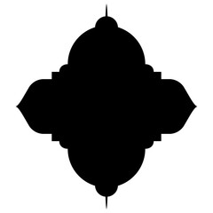 Islamic Label Emblem Shape Glyph Pictogram symbol visual illustration