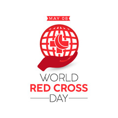 World Red Cross and Red Crescent Day health awareness vector illustration. Disease prevention vector template for banner, card, background.