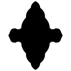 Islamic Label Emblem Shape Glyph Pictogram symbol visual illustration