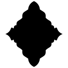 Islamic Label Emblem Shape Glyph Pictogram symbol visual illustration