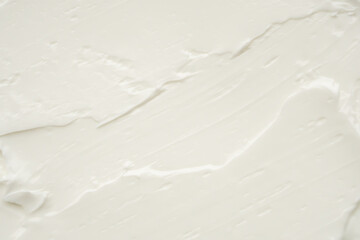 Obraz premium White lotion beauty skincare cream texture cosmetic product background