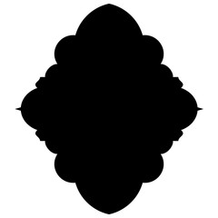 Islamic Label Emblem Shape Glyph Pictogram symbol visual illustration
