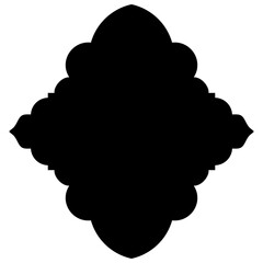 Islamic Label Emblem Shape Glyph Pictogram symbol visual illustration