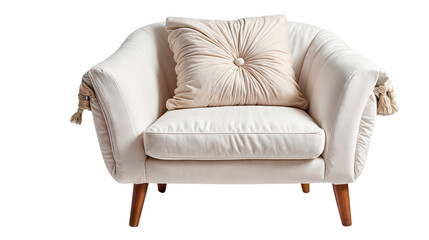 armchair isolated on white background