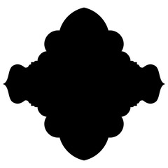 Islamic Label Emblem Shape Glyph Pictogram symbol visual illustration