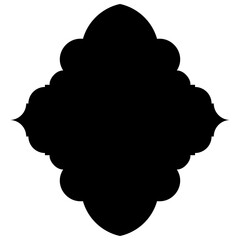 Islamic Label Emblem Shape Glyph Pictogram symbol visual illustration