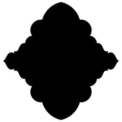 Islamic Label Emblem Shape Glyph Pictogram symbol visual illustration