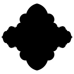 Islamic Label Emblem Shape Glyph Pictogram symbol visual illustration