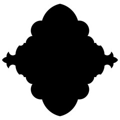 Islamic Label Emblem Shape Glyph Pictogram symbol visual illustration