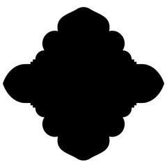 Islamic Label Emblem Shape Glyph Pictogram symbol visual illustration