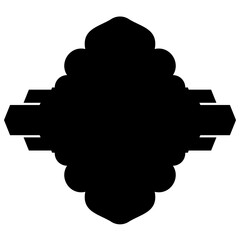 Islamic Label Emblem Shape Glyph Pictogram symbol visual illustration