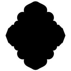 Islamic Label Emblem Shape Glyph Pictogram symbol visual illustration
