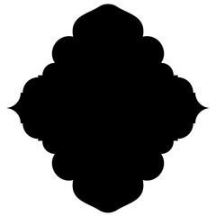 Islamic Label Emblem Shape Glyph Pictogram symbol visual illustration