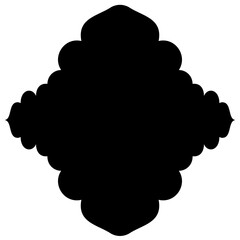 Islamic Label Emblem Shape Glyph Pictogram symbol visual illustration