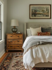 b'A Cozy Bedroom With a Neutral Color Palette'
