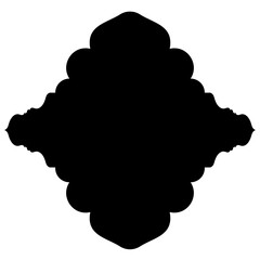 Islamic Label Emblem Shape Glyph Pictogram symbol visual illustration