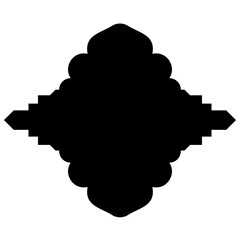 Islamic Label Emblem Shape Glyph Pictogram symbol visual illustration