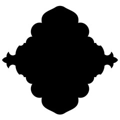 Islamic Label Emblem Shape Glyph Pictogram symbol visual illustration