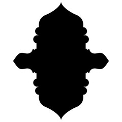 Islamic Label Emblem Shape Glyph Pictogram symbol visual illustration