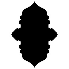 Islamic Label Emblem Shape Glyph Pictogram symbol visual illustration