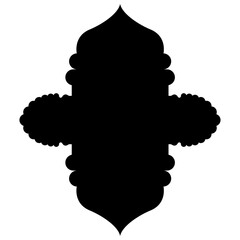 Islamic Label Emblem Shape Glyph Pictogram symbol visual illustration