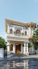 Fototapeta premium New Style Tample Exterior ,Hindu Tample, Prayer hall