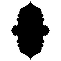 Islamic Label Emblem Shape Glyph Pictogram symbol visual illustration