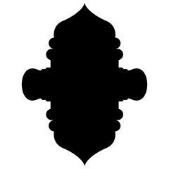 Islamic Label Emblem Shape Glyph Pictogram symbol visual illustration