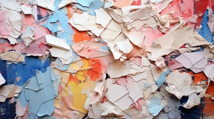 Fototapeta premium b'Colorful abstract background with peeling paint'